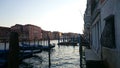 venice gondola canal water sunset italy vacation leisure