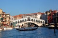 Venice, Grand canal with gondolas