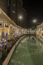 Venice Grand Canal Mall Royalty Free Stock Photo