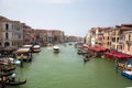 Venice, Grand Canal, Rialto Bridge Royalty Free Stock Photo