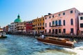 Venice, Grand Canal view, Italy. Sunny day