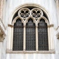 Venice, Italy - Hystorical window in Piazza San Marco