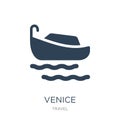 venice icon in trendy design style. venice icon isolated on white background. venice vector icon simple and modern flat symbol for Royalty Free Stock Photo