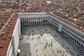 Venice, Italy - 2017.08.10. Aerial view from Campanille de San M Royalty Free Stock Photo