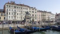 Venice, Italy. Amazing landscape of the pedestrian way Riva degli Schiavoni