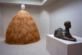 Sculptures by Simone Leigh titled Cupboard,s and Sphinx, 59th Venice biennale