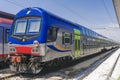 VENICE, ITALY-APRIL 22, 2017: Trenitalia high speed trains train trains at the Venice St. Lucia railway station