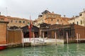 Venice Gondola Workshop and Dry Dock Scenery