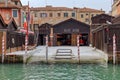 Venice Gondola Workshop and Dry Dock Scenery