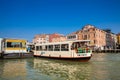 View of the beautiful Venice city and the Grand Canal in a sunny early spring day Royalty Free Stock Photo