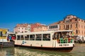 View of the beautiful Venice city and the Grand Canal in a sunny early spring day Royalty Free Stock Photo