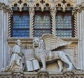 VENICE, ITALY architecture fragment Doge's Palace century Royalty Free Stock Photo