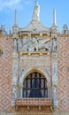 VENICE, ITALY architecture fragment Doge's Palace century Royalty Free Stock Photo