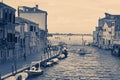 Venice, Italy - August 14, 2017: Beautiful classical buildings o
