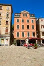 Venice, Italy - August 14, 2017: The cozy cafes of Venice.