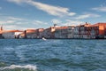 Dorsoduro district seen from the sea - Venice Italy