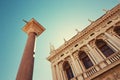 Venice, Italy - August 14, 2017: The Ducal Palace is the former residence of the rulers of the mighty Venetian Republic. Royalty Free Stock Photo