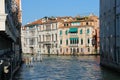 Famous water streets of historic center of Venice, Italy Royalty Free Stock Photo