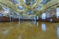 VENICE, ITALY - August 02, 2019: Interior of Doge s Palace - Palazzo Ducale, the Senate Chamber. Doge s Palace is one of the main Royalty Free Stock Photo