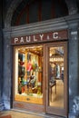 Pauly, famous Murano glass shop in Saint Mark Square in Venice, Italy