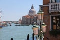 View of Grand Canal from Accademia Bridge in Venice, Italy Royalty Free Stock Photo