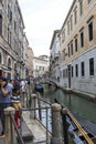 Walk along the streets and canals of Venice Royalty Free Stock Photo