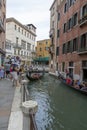Walk along the streets and canals of Venice Royalty Free Stock Photo