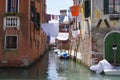 Venice,Italy, branch of the Rio della Sensa Royalty Free Stock Photo