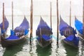 Gondolas of Venice, Italy Royalty Free Stock Photo