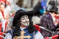 Venice, Italy, Carnival of Venice, beautiful mask at Piazza San Marco