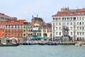 Venice city panoram from the river, Italy Royalty Free Stock Photo