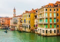 VENICE, ITALY. Venice city panoramic view. Royalty Free Stock Photo