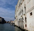 Venice, Italy - December 31, 2015: Palace called Ca D Oro that m Royalty Free Stock Photo