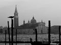 Venice, Italy, December 28, 2018 view from San Marco square of the Church of San Giorgio Maggiore