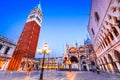Venice, Italy - Doges Palace and Campanile Royalty Free Stock Photo
