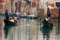 VENICE, ITALY,EVROPA- February 19 2023 - The Carnival of Venice (Italian Carnevale di Venezia) Royalty Free Stock Photo