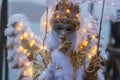 VENICE, ITALY,EVROPA- February 19 2023 - The Carnival of Venice (Italian Carnevale di Venezia) Royalty Free Stock Photo