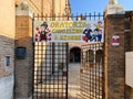 gate to oratory and cloister of Church of St Job