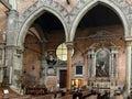 interior of Chiesa di Santo Stefano in Venice city