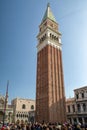 San Marco Campanile in Venice, Italy Royalty Free Stock Photo