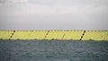 Venice, Italy - Flood barriers deployed to avoid floods