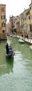 Venice,Italy, a gondola on Rio di San Felice