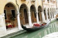 Venice,Italy, a gondola on Rio di San Felice