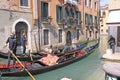 Venice, Italy. Gondolas