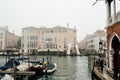 Venice, Italy - October, 2017. Historic center Venice and Grand Canal historic tenements Royalty Free Stock Photo