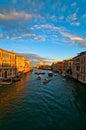 Venice Italy grand canal view Royalty Free Stock Photo