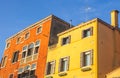 Venice, Italy: Houses by the Canal (Veneto, Venice, Italy) Royalty Free Stock Photo