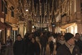 Crowd of people in Venice Royalty Free Stock Photo