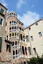 Palazzo Contarini del Bovolo is famous for its 28-meter-high multi- Royalty Free Stock Photo