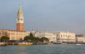 Saint Mark`s Basilica and Doge`s Palace in Venice Royalty Free Stock Photo